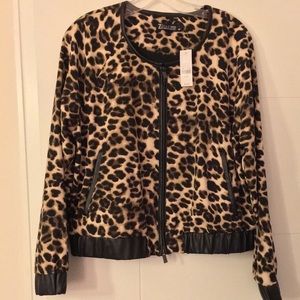 Leopard Bomber Jacket